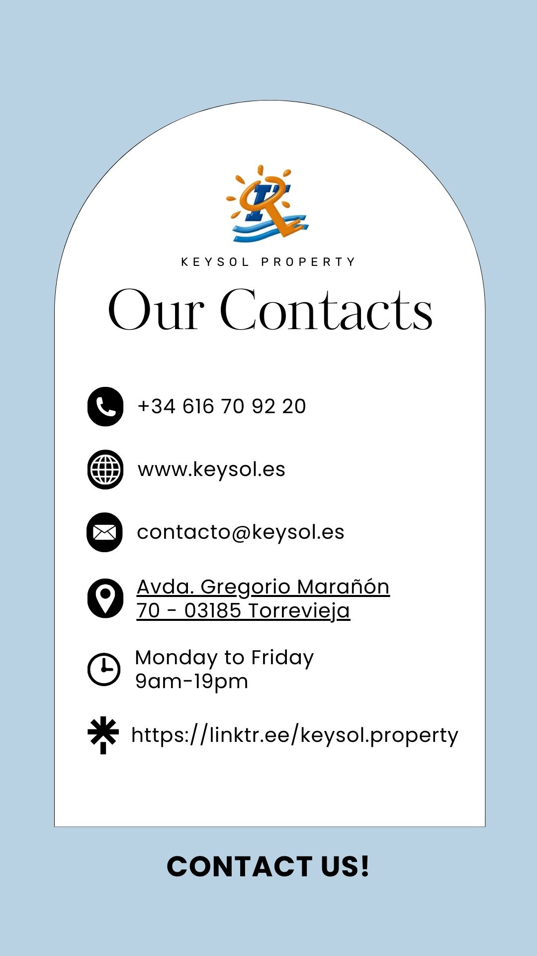 Contact details linktree